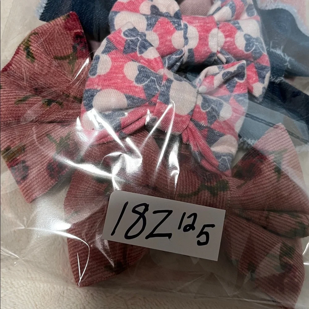 Hairbow Bundle Lot Coquette Kawaii Twee Cottagecore Preppy Academia Fabric Bow